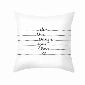 Black and White Pillow Cases