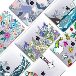 Laptop Case For Macbook Air M2 13.6 2022 2023 Crystal Hard Cover For Macbook Pro M1 M2 13 14 15 16 Funda With Keyboard Cover