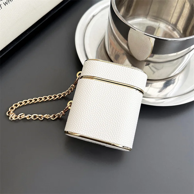Luxury Plating Leather Earphone Case For Apple Airpods Pro 2 3 1 Cover Silicone Cute Headphone Charging Cases For Airpod 3 Funda - Image 8
