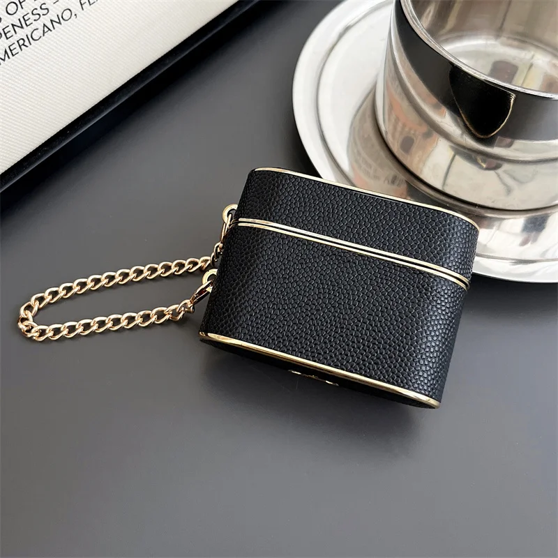 Luxury Plating Leather Earphone Case For Apple Airpods Pro 2 3 1 Cover Silicone Cute Headphone Charging Cases For Airpod 3 Funda - Image 6