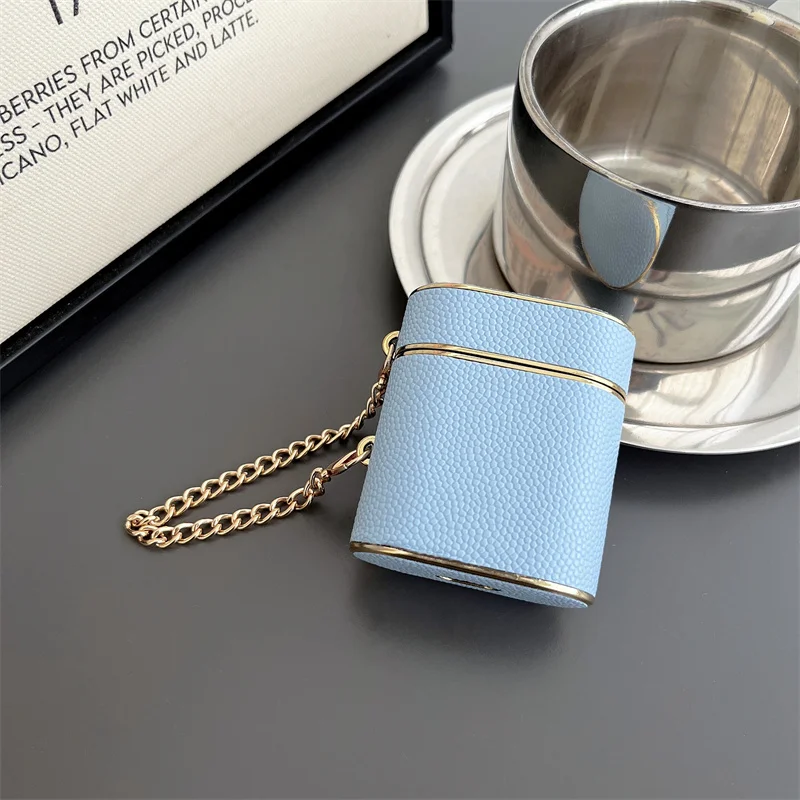 Luxury Plating Leather Earphone Case For Apple Airpods Pro 2 3 1 Cover Silicone Cute Headphone Charging Cases For Airpod 3 Funda - Image 9