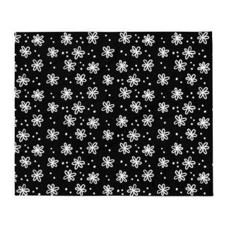 Cute Flower Kids Throw Blanket