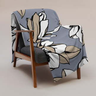 Fashion Flower Home Decor Throw Blanket