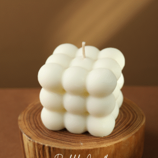 Bubble Sculptured Scented Or Unscented Candle