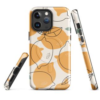 Lemon Squeeze Custom MagSafe® tough case for iPhone® 14 15 16 Pro Max