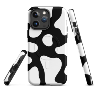 Reverse Cow Print Custom MagSafe® tough case for iPhone® 14 15 16 Pro Max