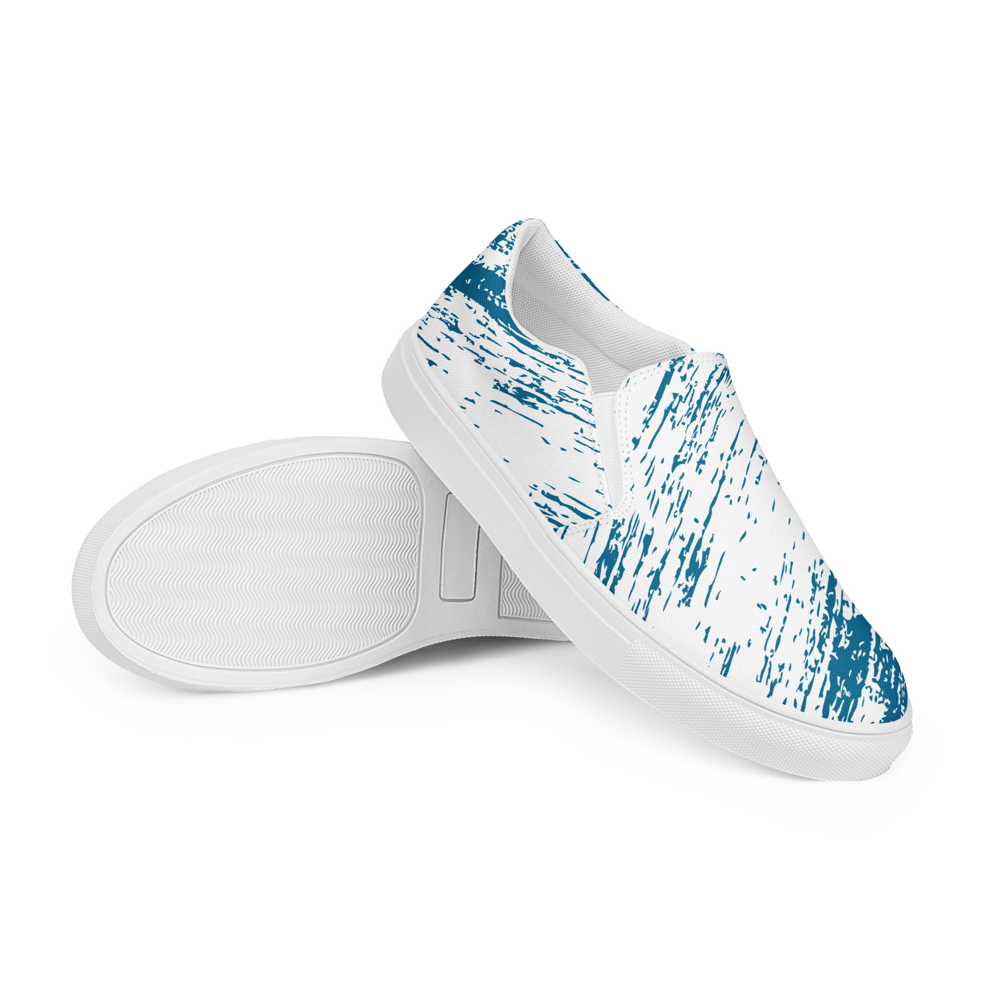 Blue Splash Women’s slip-on canvas shoes - Image 2