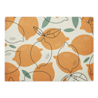 Fresh Lemon Glass cutting board