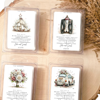 Wedding Theme Wax Melts Clamshell